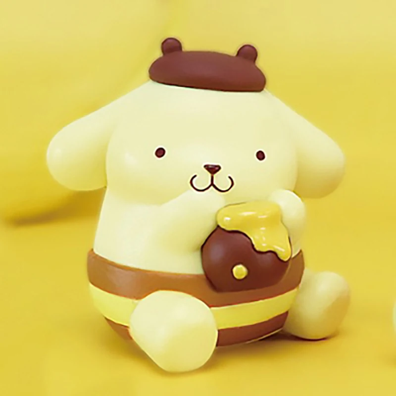 تاكارا تومي Kawaii PomPomPurin عمل الشكل ألعاب الدمى هدايا للأطفال الفتيات جميل بلدي الألوان سلسلة PomPomPurin كبسولة اللعب