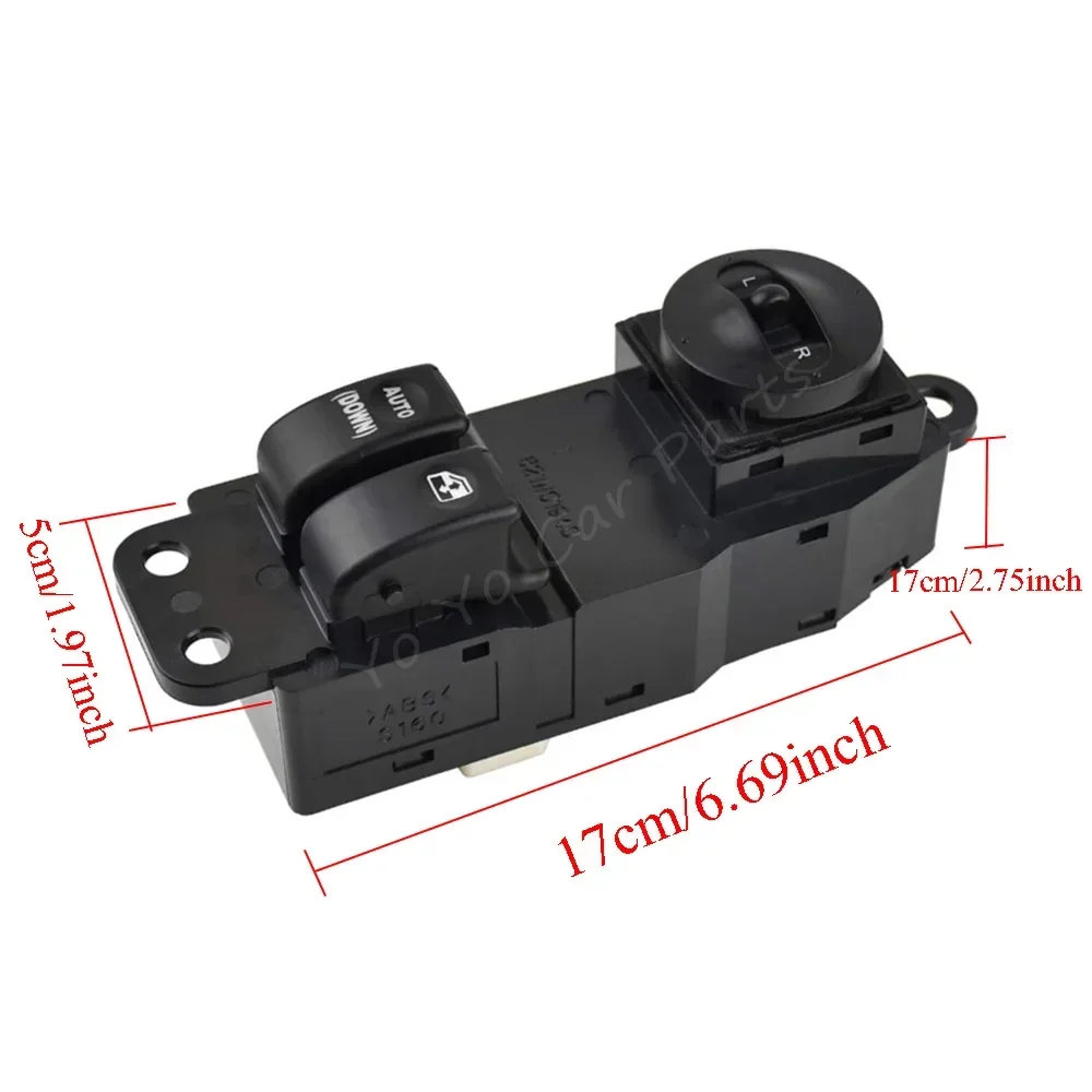 93570-4A000 Car Accessories For HYUNDAI H1 STAREX 2001-2006 Electric Power Window Master Control Regulator Glass Lifter Switch