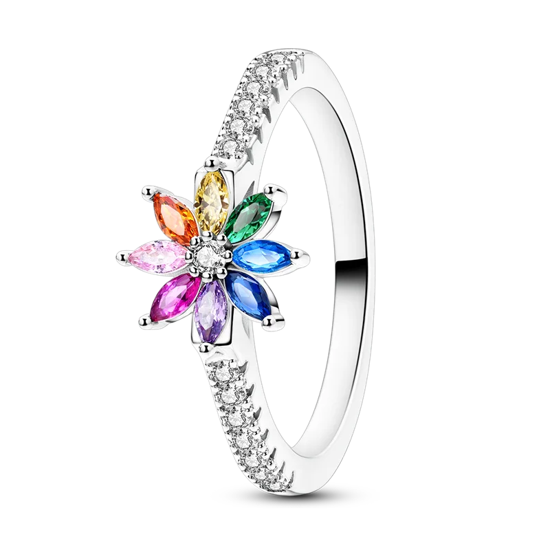 925 Sterling Silver Zirconium Devil's Eye Wedding Ring