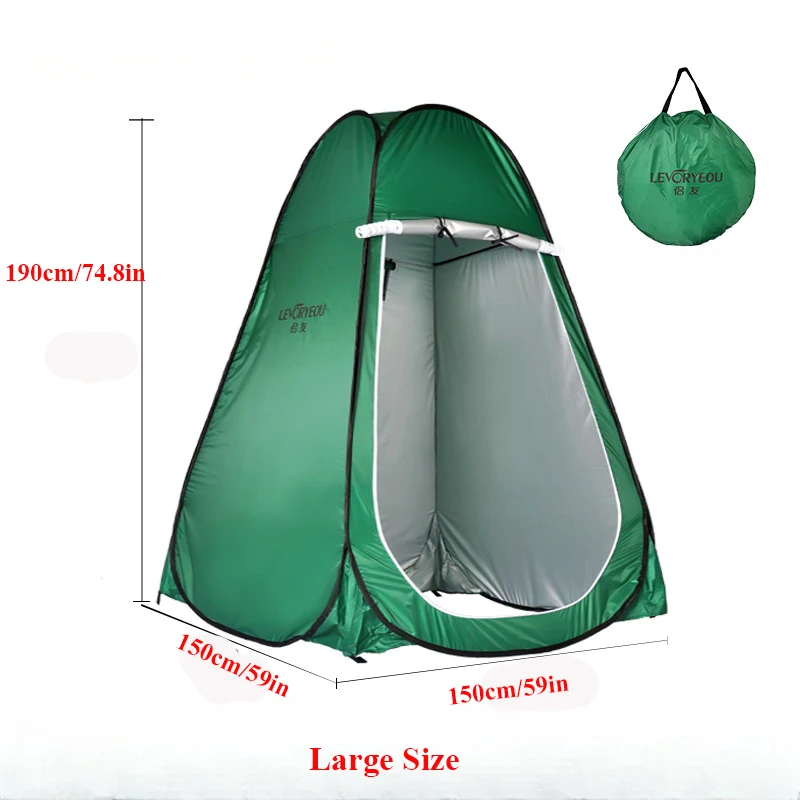 Fully Automatic Pop Up Quick Opening Portable Shower Tent Changing Room Outside Camping Toilet Mobile Fishing  Multifuction