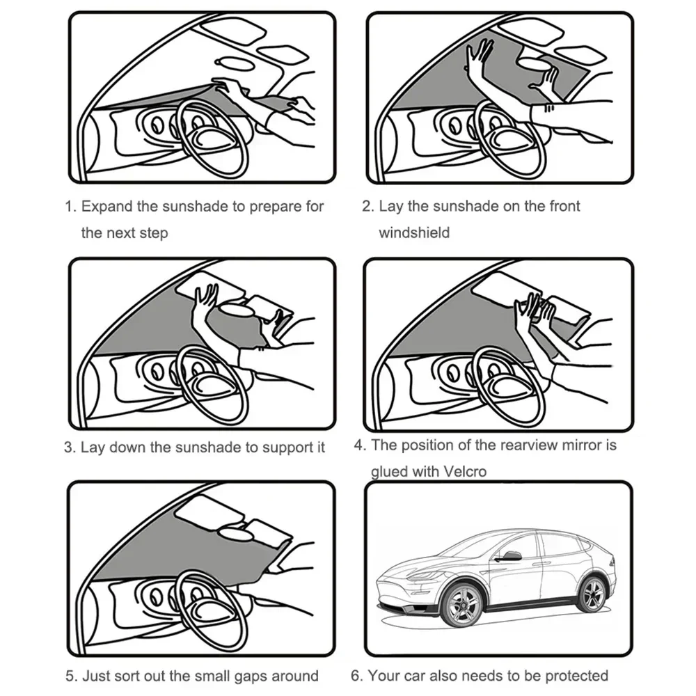 Custom Car Window Sunshade For Honda CR-V 6th 2023 - 2024 CRV Full Cover Privacy Blind Curtain Front Windshield