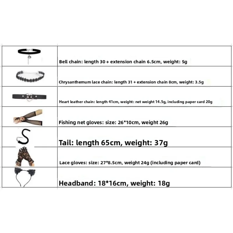 Ensemble de costumes de chat d'Halloween pour femmes – Masque de princesse sexy en dentelle, bandeau et masque pour les yeux, accessoires de fête en tissu noir