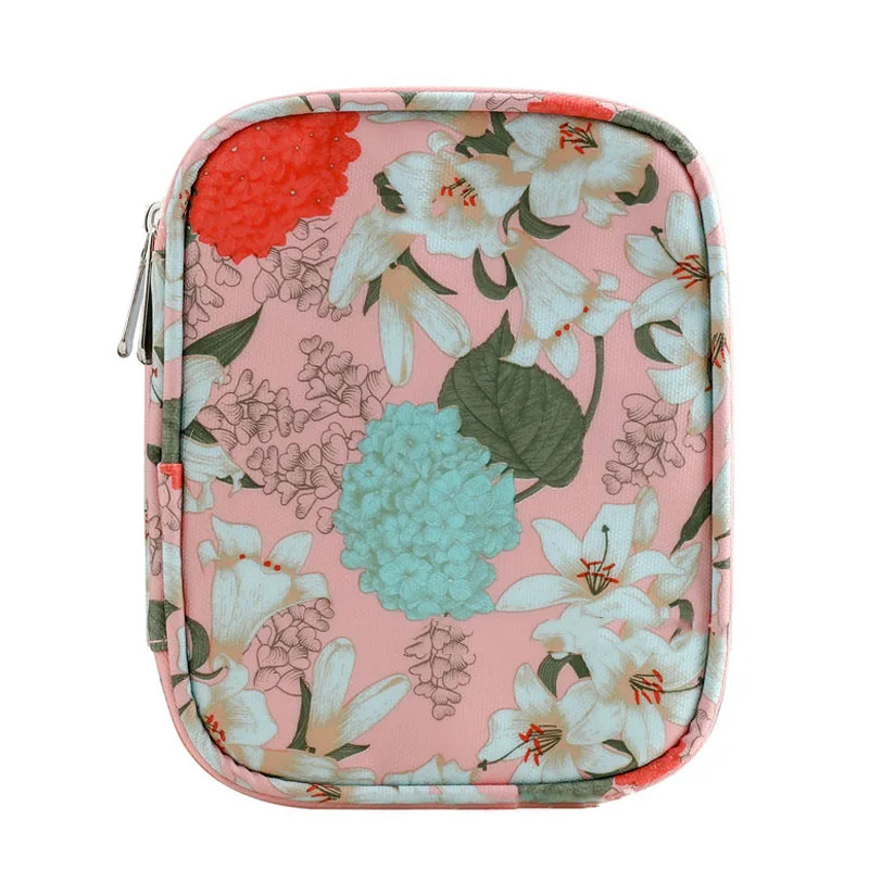 Knitting Needles Case Travel Pouch Orgnizer Storage Bag for Circular Knitting Needles Crochet Hooks Sewing Accessories Kit Bag