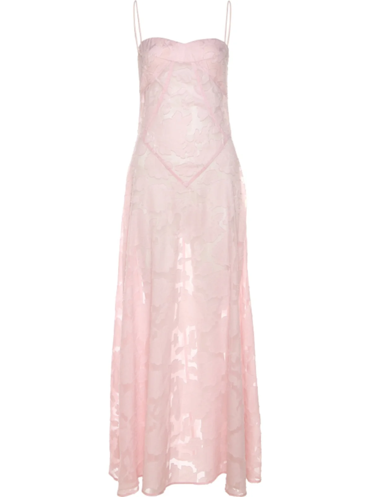 Ele Romantische Teepause Fee T Spitze Dünn Durchsichtiger Haken Blume Träger Dr Französisch Sle Hohe Taille Sommer Dr