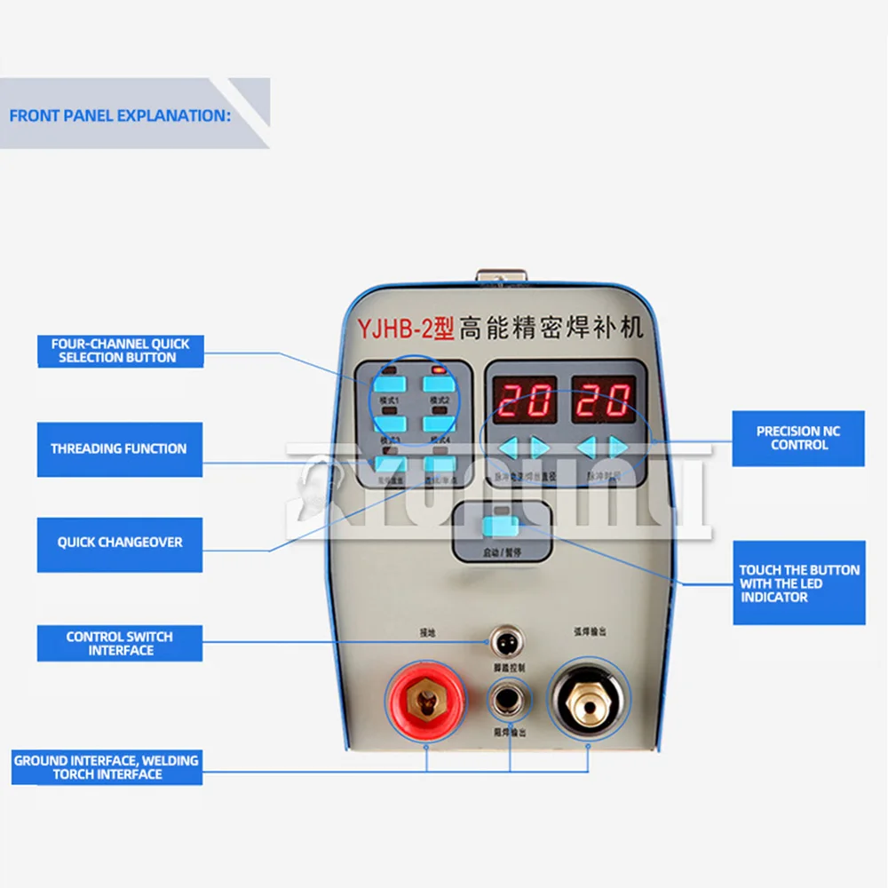 

YJHB-2 Type High Precision Welding Machine Cold Welding Machine Metal Defect Repair Machine