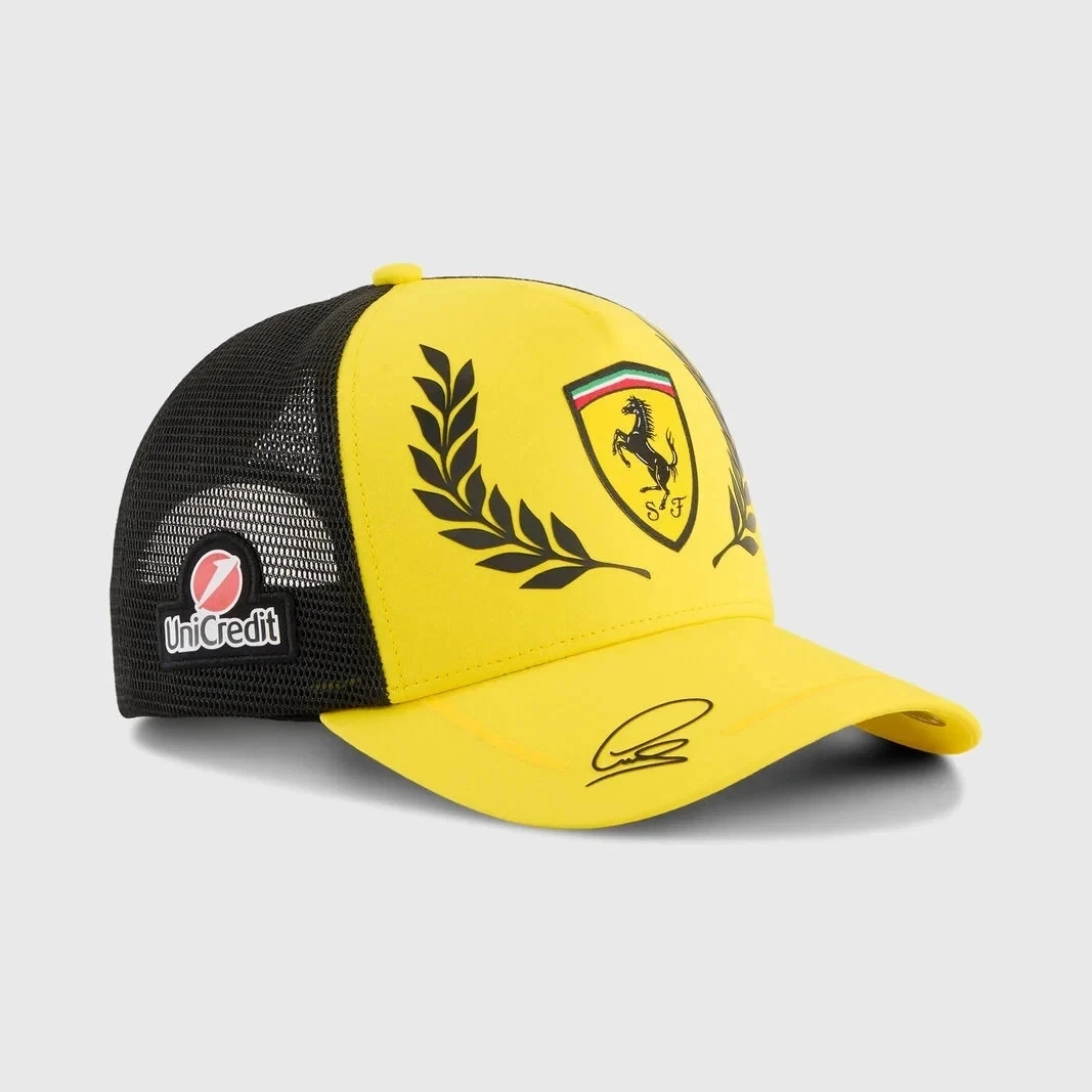 Gorra de Camionero Scuderia Ferrari 2026 GP de Silverstone, Reino Unido, Hamilton, Gorra GP de Mónaco 2026, Leclerc, Ferrari, MONZA, MIAMA, Las Vegas, Gorra para Fanáticos