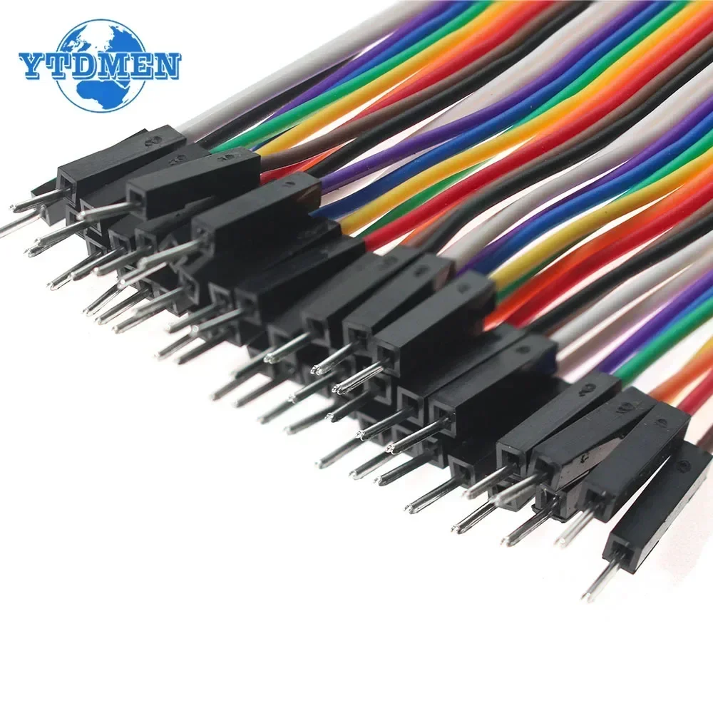 ZY-204 Breadboard Dupont Wire Kit 20cm 20/40Pin Male To Male Dupont Line Cable 4 Bus Test Protoboard Cable Breadboard Set DIY