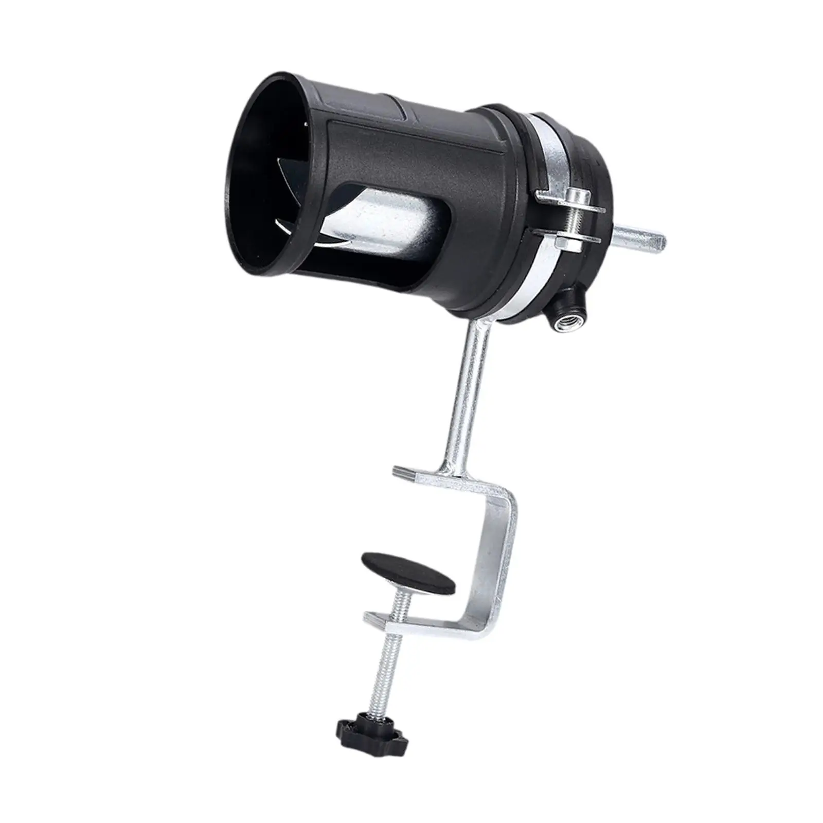 Dry Corn Thresher with Desk Fixed Clip for Power Drill Black Color Easily Install Sturdy Corn COB Remover Corn Stripping Tool