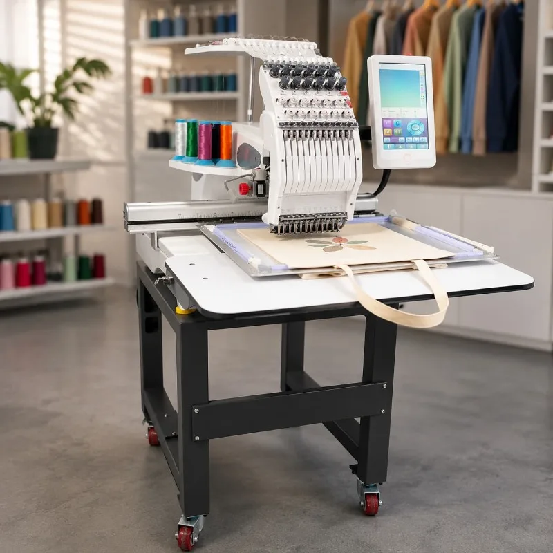 Embroidery Machine Double Head Multi Needle Computerized Customized Ready To Wear Garment Equipment