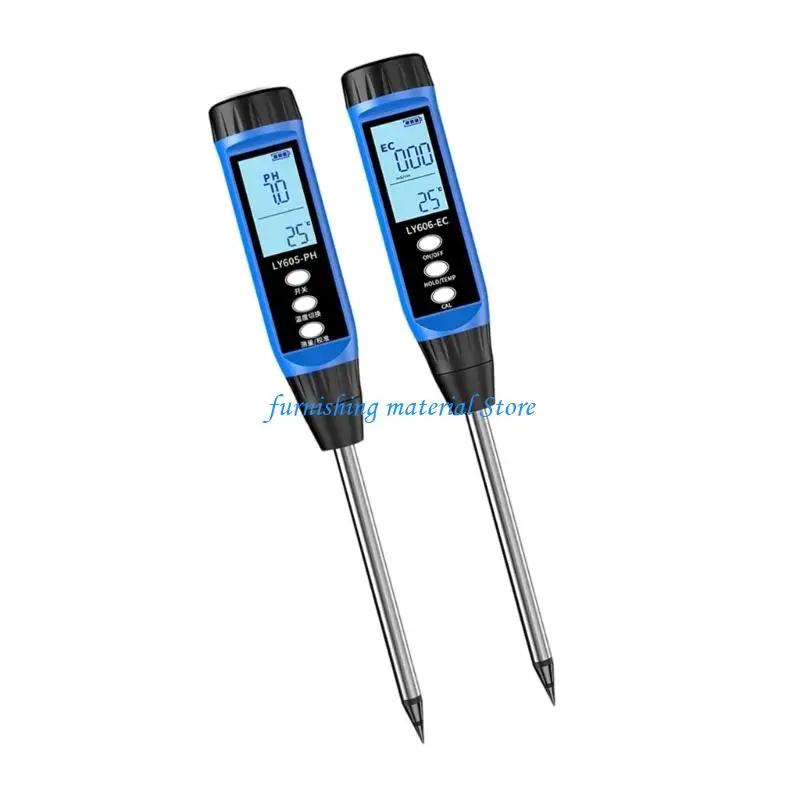 Y5GD 3 In 1 Soil Testing Device Measure Acidity Conductivity And Temperature Value