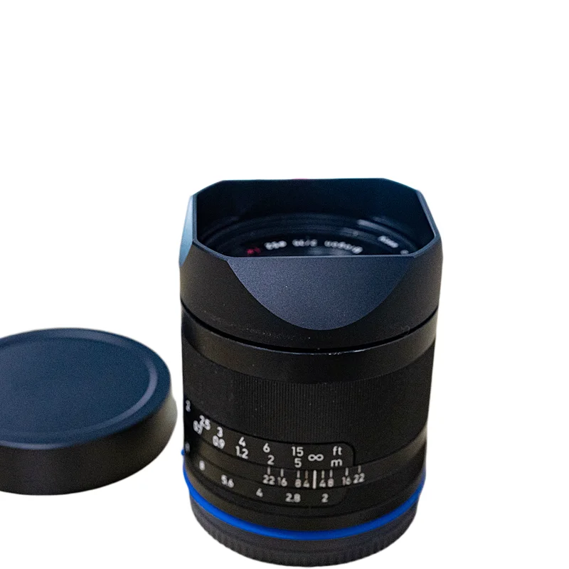 Metall-Bajonett-Quadrat-Gegenlichtblende für Zeiss Biogon T Loxia 35mm F2 2/35 mit Metallkappe