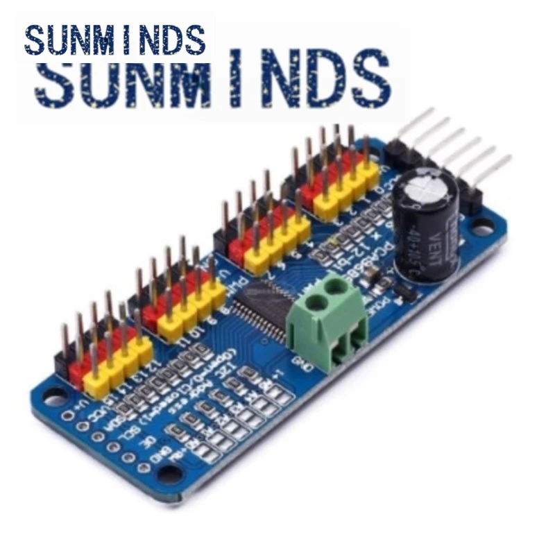PCA9685PW 16 Channel 12-bit PWM/Servo Driver-I2C interface PCA9685 module Raspberry pi shield module servo shield