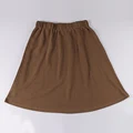 Khaki midi skirt