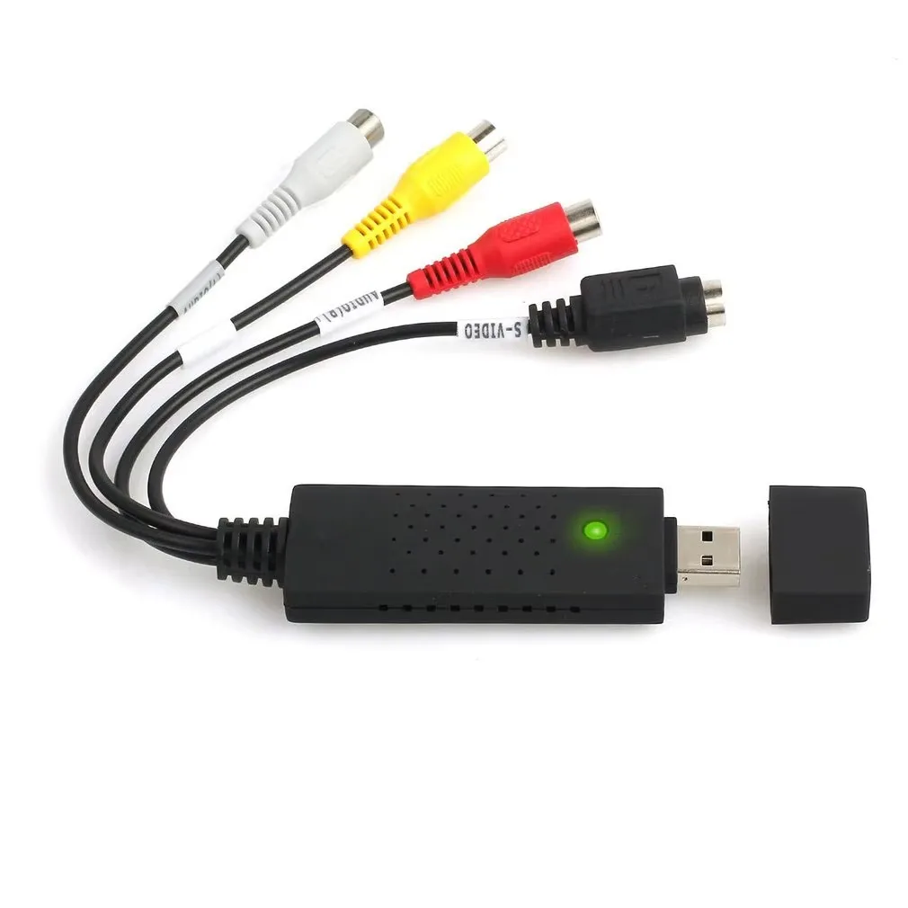 VHS To DVD Converter USB2.0 Convert Analog Video To Digital Format Audio Video DVD VHS Record Capture Card quality PC adapter