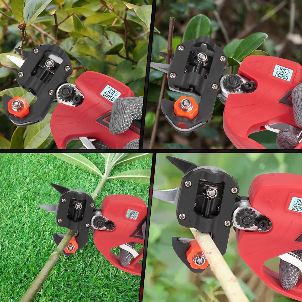 ONEVAN 2in1 Brushless Grafting เครื่อง Pruner เฉือน Graft สาขาที่มีประสิทธิภาพไฟฟ้าสาขาต้นไม้เครื่องตัดสําหรับแบตเตอรี่ Makita Pin