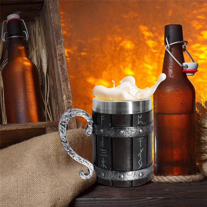 

Best-Barrel Пивная чашка из нержавеющей стали Горячие напитки Пивная кружка Холодное заваривание Дорожная кружка с герметичной крышкой Сетчатый фильтр для кофе