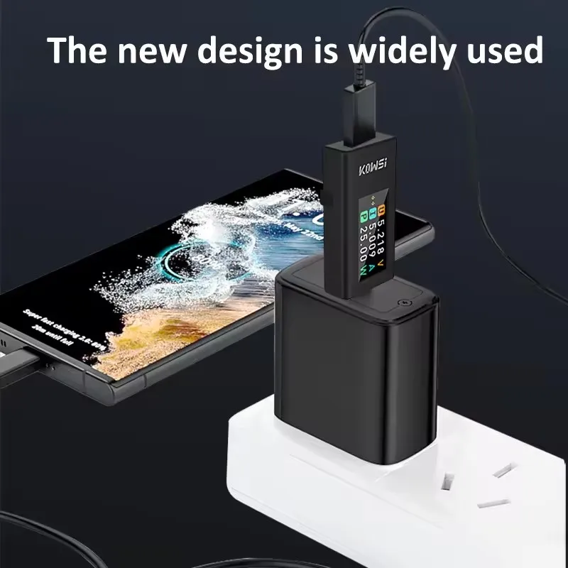 10 في 1 تيار مستمر نوع-C USB تستر الحالي 4-30 فولت الجهد متر توقيت مقياس التيار الكهربائي شاشة رقمية قطع مؤشر الطاقة شاحن البنك