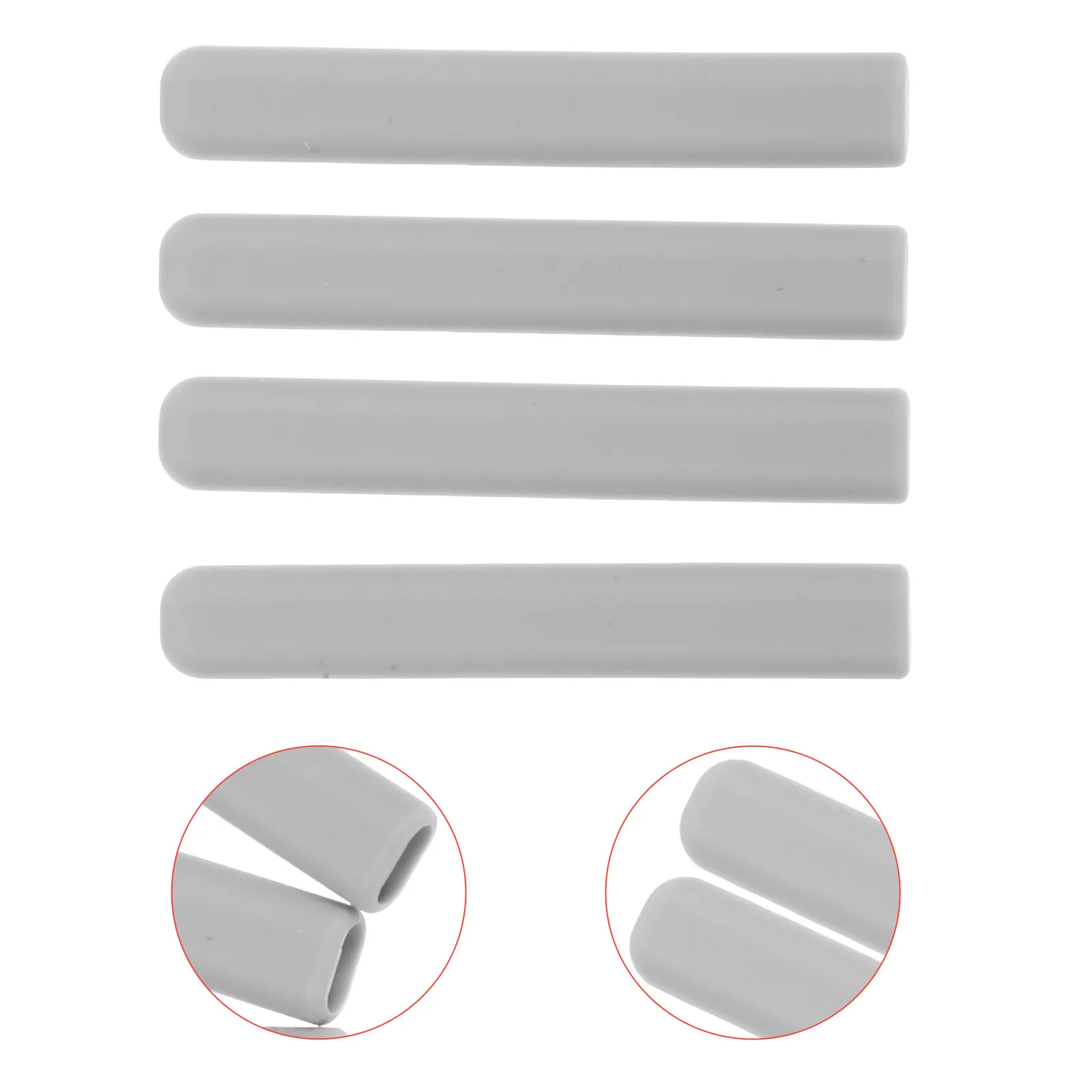 2Pairs Silicone Eyeglass Ear Grips Anti-Slip Glasses Holders for Men Women Kids Comfortable Non-Skid Eyeglasses Retainers Daily