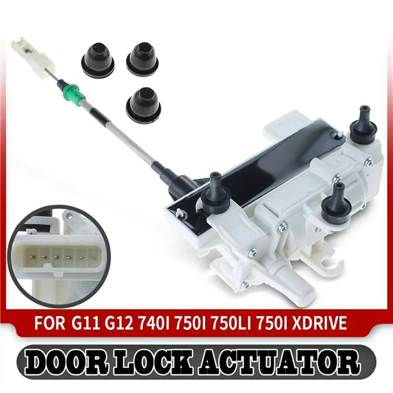 BB-Aktuator Kunci Kait Pintu Kiri Depan untuk BMW 740E 740I 740I 740Le 750I Alpina M760I Bantuan Pengencang Pintu 51217368449 Suku Cadang