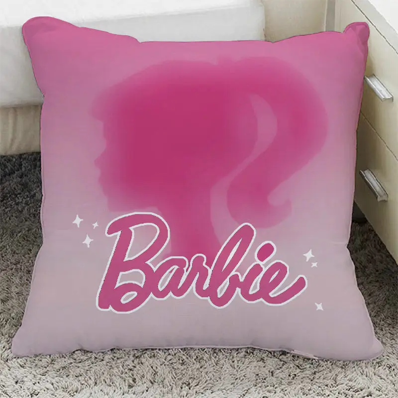 45X45Cm Cute Barbie Surrounding Pillows Square Ins Style Bedroom Room Pillow Sofa Car Seat Cushion Internet Celebrity Same Style