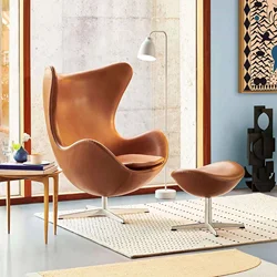 Nordic single sofa eeggg chair eggshell modern art designer leisure creative chair couture Office chair leisure chair