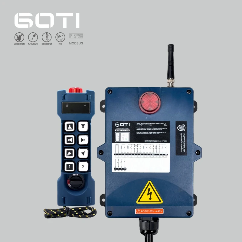 GOTI GT-LD08 Lift Remote Controller Switches Radio 8 Key Speed use Concrete Pump Truck