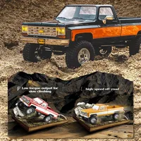 Fms 1:18 Fcx18 Chevrolet K10 Four-Wheel Classic Retro Drive  Pickup Rc Remote Control Model Car Simulation Climbing Car Toys