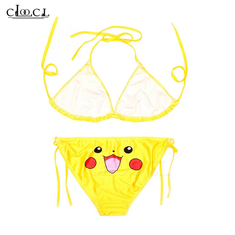 CLOOCL 3D Print DIY Personalized Design Own Image Photo Anime Star Swimsuit Beach Bikini Drop Shipping