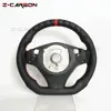 Lederlenkrad für BMW E90 3er E89 E84 E92 E93 E87 E82 E88 E91 E70 E71 E72 E53 2005-2012 Autolenkrad 4