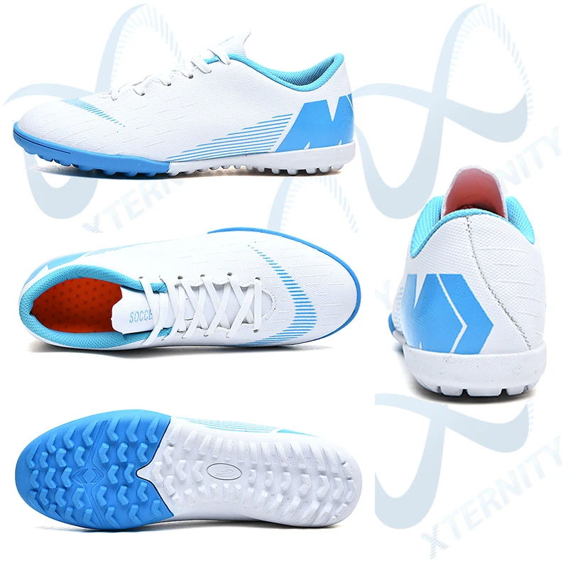 Zapatillas de fútbol profesionales para hombre y niño, botines de entrenamiento con pinchos largos, AG/TF, Unisex, 2024