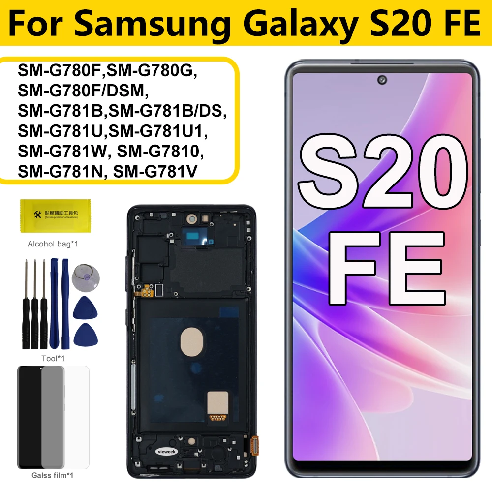 شاشة عرض لجهاز سامسونج S20FE G780F: تقييم ونصائح للاستخدام المثالي
