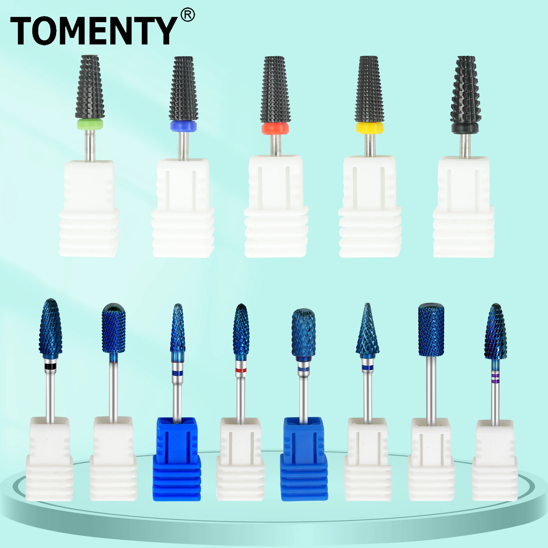 

2.35mm Dental Tungsten Carbide Bur 3/32 Inch Shank Diameter Rotary Dental Nail Drill Bit for Polishing Dental Tools