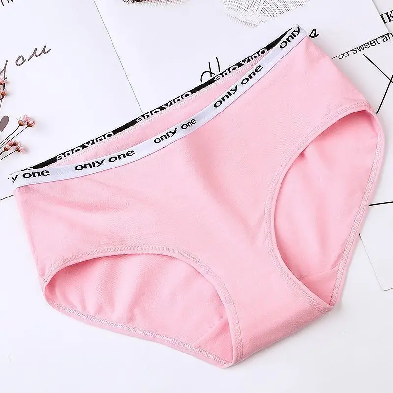 3pcs Pure Cotton Mid Waist Briefs Womens Sexy Basic Type Panties Girls Comfort Underpants Female Sport Underwears Lady Pantys - Image 5