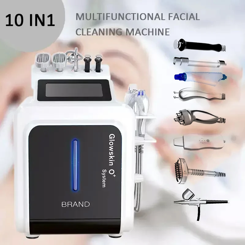 Facial Deep Cleaning Hydro Water Aqua Dermabrasion RF Bio Lifting Hydra  Vacuum Blackhead Removal Beauty Spa Equipment