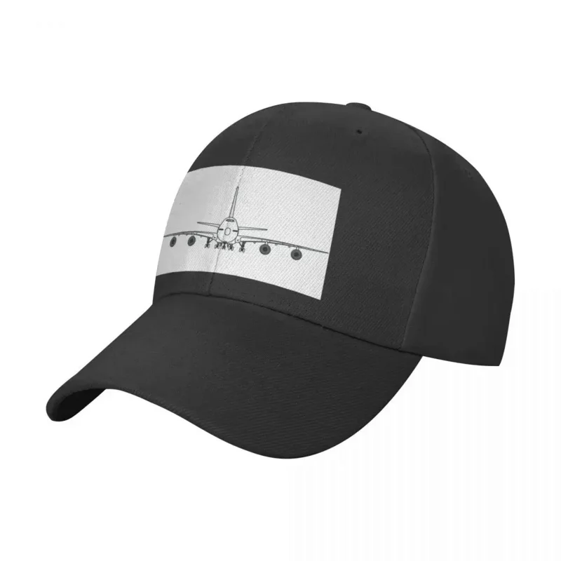 

Boeing 747 Family Blueprint (white) Baseball Cap Rugby custom Hat Caps For Women Men's