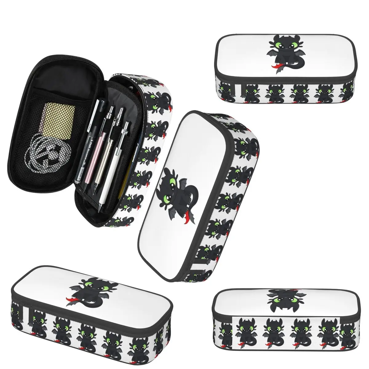 Baby Dragon Kids, senza denti, Dragon Night Fury, How To Train Dragon Astuccio per matite per ragazzo e ragazza Astuccio per matite Astuccio portapenne