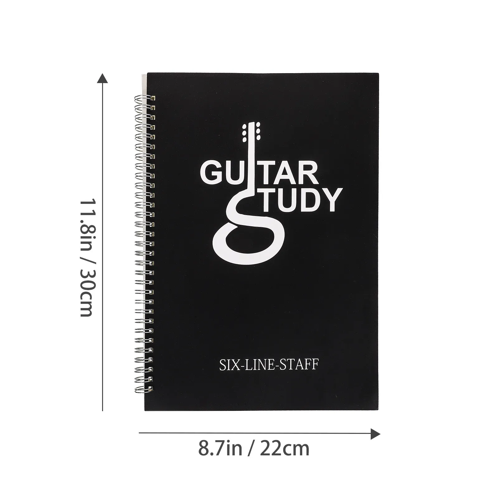 Portable Coil Guitar Sheet Music Notebook for Beginners DIY Lightweight Chord Writing Score Book Music Gift Chord Book