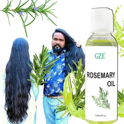 GZE Rosemary Oil Hair Growth Oil - Natural Thickening Serum for Hair Growth, Strengthening and Nourishing - Stimulates Hair