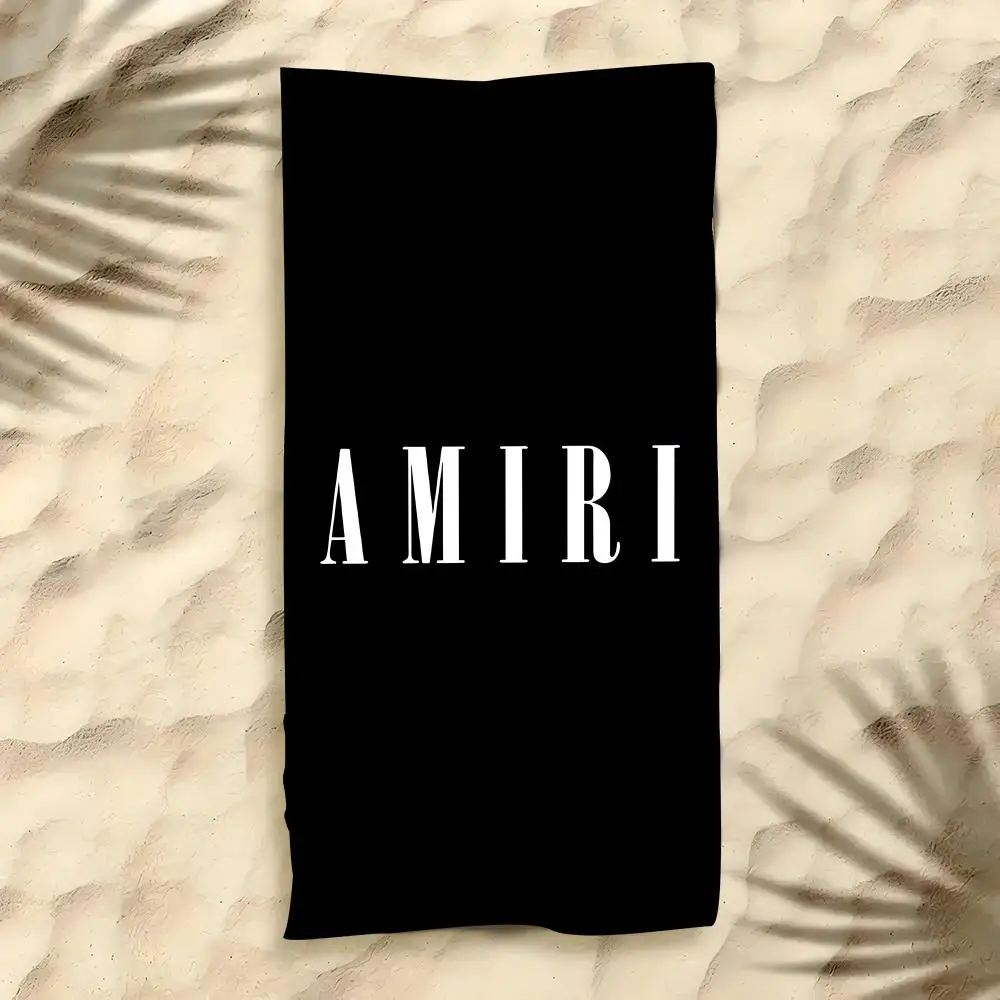 Brand AMIRI Towel Towel Soft Pool Gift For Travel Gym Shower Camping Quick Dry Sports Large Beach Towels view 3