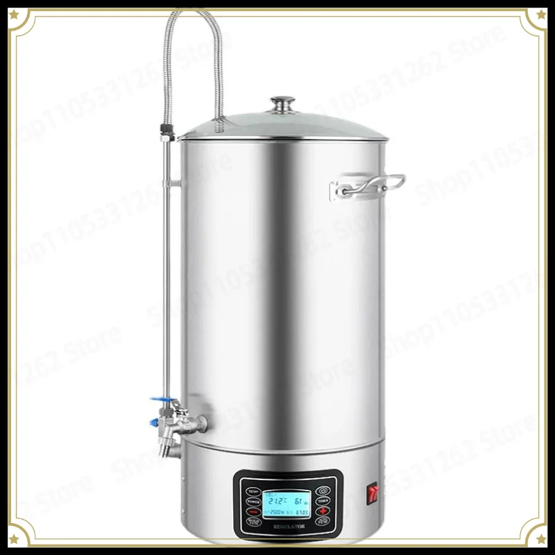 Home Brewing Equipment All in One, Electric Beer Fermenter Boil Kettle for Craft Beer, Automatic System