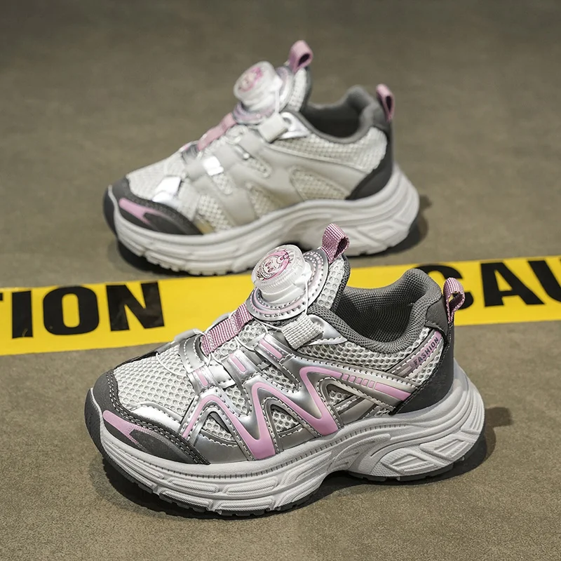 

Children Casual Sports Shoes Kids Sneakers Thick Bottom Breathable Mesh Running Walking Shoes for Boys Girls 2025 New Arrival