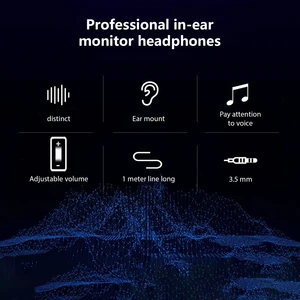 Monitoring System wireless headset, professional Iem Stereo Receiver Transmitter, in Real Time Ear Return for Singer Banda Stage 8 Main Sales Return Wireless Stage - №1
