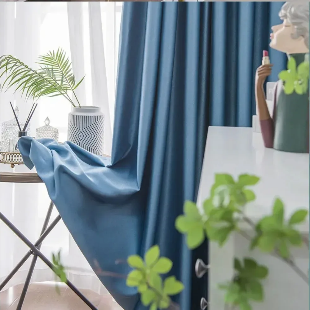 Curtains for Bedroom Living Dining Room Simple Modern Polyester High Shading Prague Electric Carving Embossing Luxury Sunshade