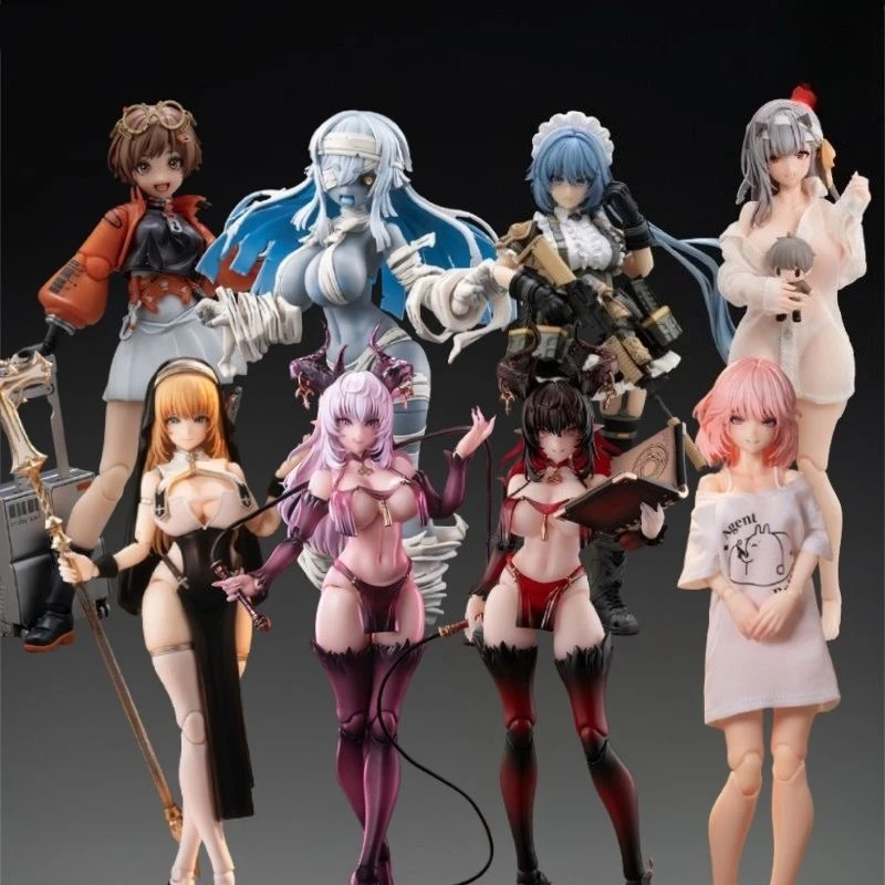 

【In Stock】 Snail Shell Lustia Muse Asdo Tokiwa Kazune Qianqiu Nikke Lena Grisa Three Wise Monkeys Ailee Girl Action Model Figure