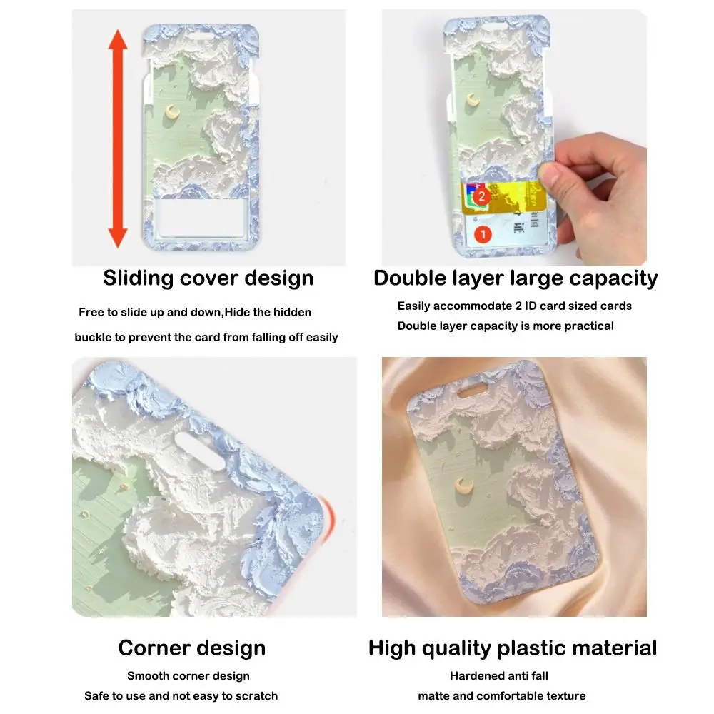حامل بطاقات العمل البلاستيكية الكرتونية، حامل بطاقات الائتمان، حافظة بطاقات الهوية للأطفال