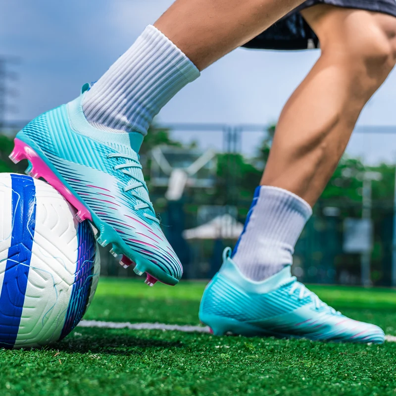 

Мужские футбольные бутсы высокого качества TF/FG, тренировочные футбольные кроссовки, сверхлегкие нескользящие футбольные бутсы для газона, бутсы Chuteira Campo