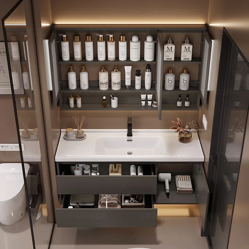

Органайзер для хранения, зеркала для ванной комнаты с гардеробом, туалетный столик, раковина, шкаф для ванной комнаты, деревянные полки для шкафа для стиральной машины