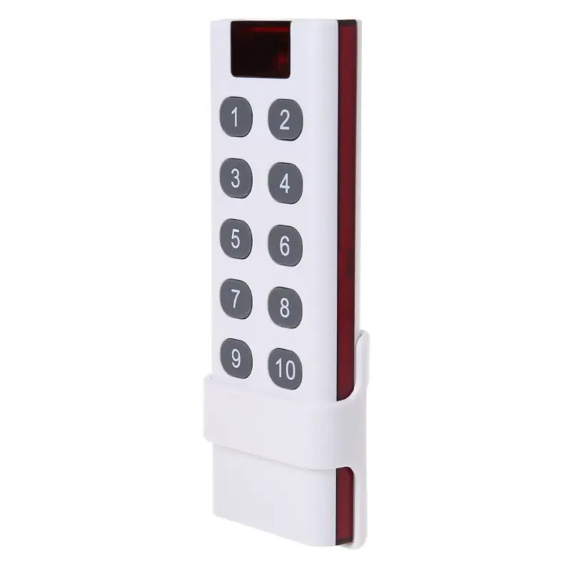 433MHZ Universal Wireless Learning Code Digital Remote Control Transmitter 3/4/6/8/10 Channels Buttons AK-7010TX F19E