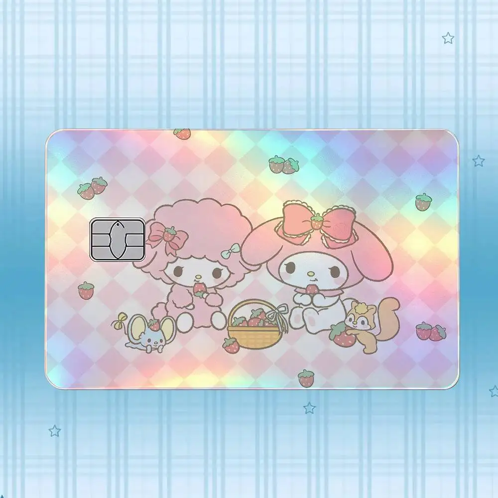 My M-Melody Laser-Holografischer Karten-Skin-Aufkleber für Kredit- und Debitkarten – 4 Stück/Set, wasserfester, kratzfester Schutz – Detail 10
