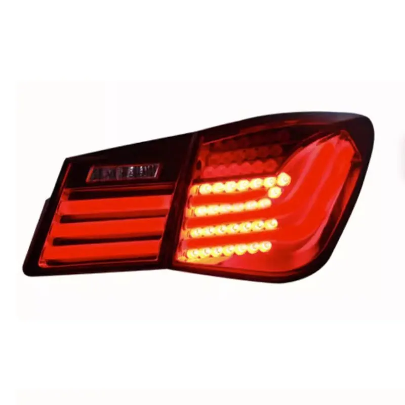 مصابيح خلفية للسيارات لسيارة شيفروليه كروز 2009-2014 LED مجموعة المصابيح الخلفية للسيارة ترقية ملحقات إضاءة إشارة الانعطاف الديناميكي